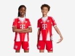 Kinder Fußballtrikot FC Bayern München 25/26 Kids Heimtrikot, RED, 176