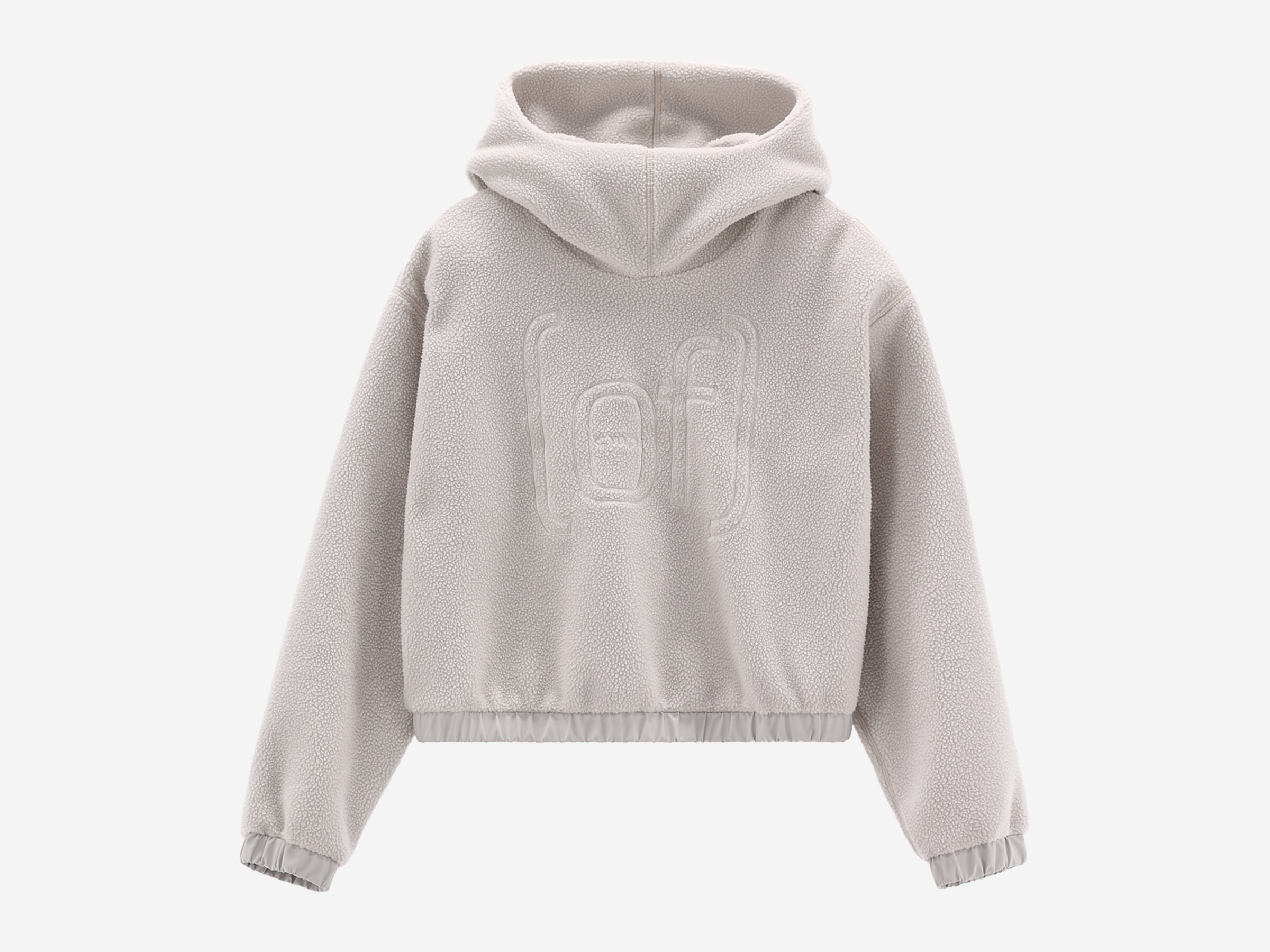 Damen Pullover SWEAT FIX HOOD, BONE, 38