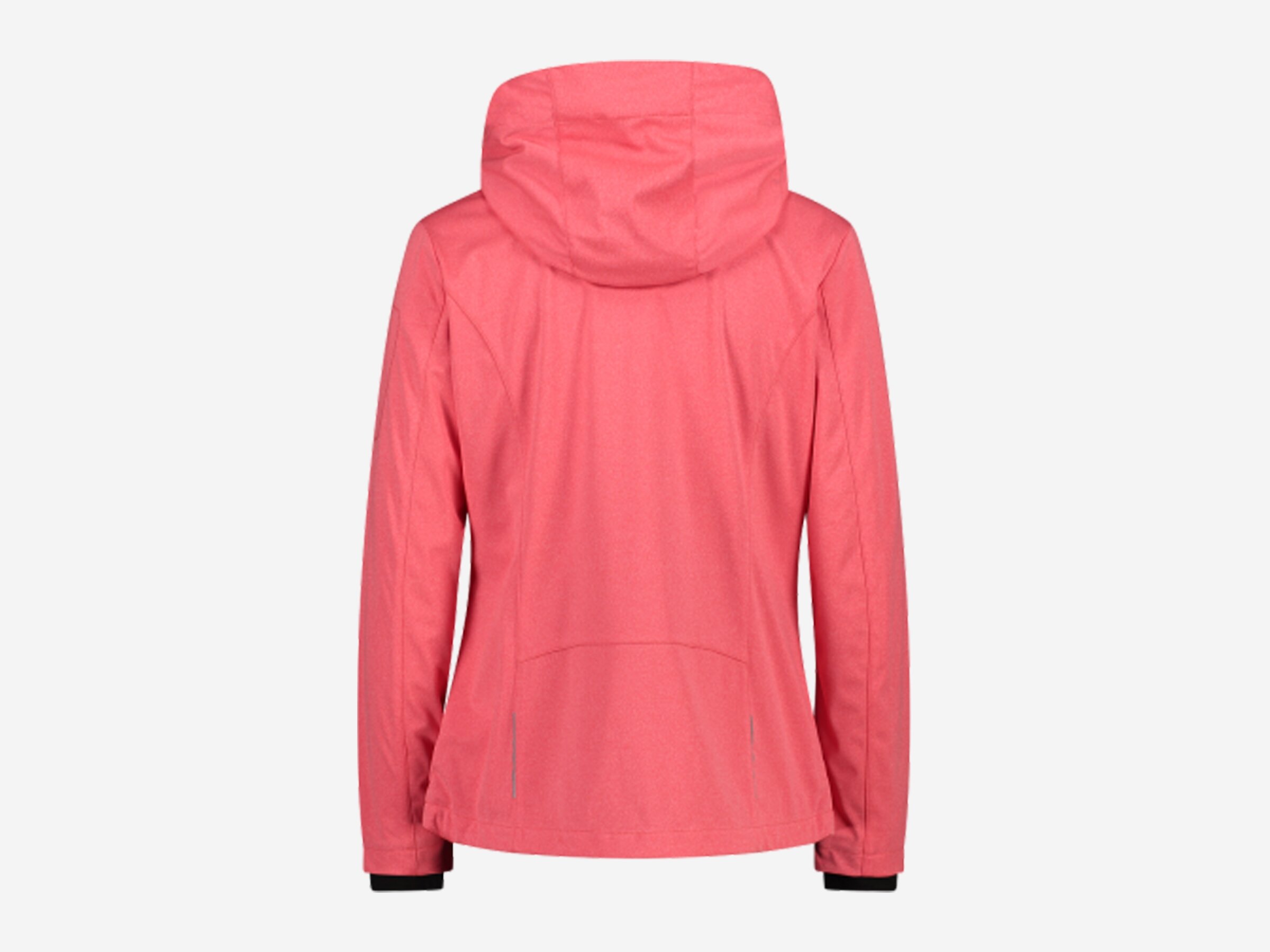 Damen Jacke ZIP HOOD, RED KISS MEL., 44