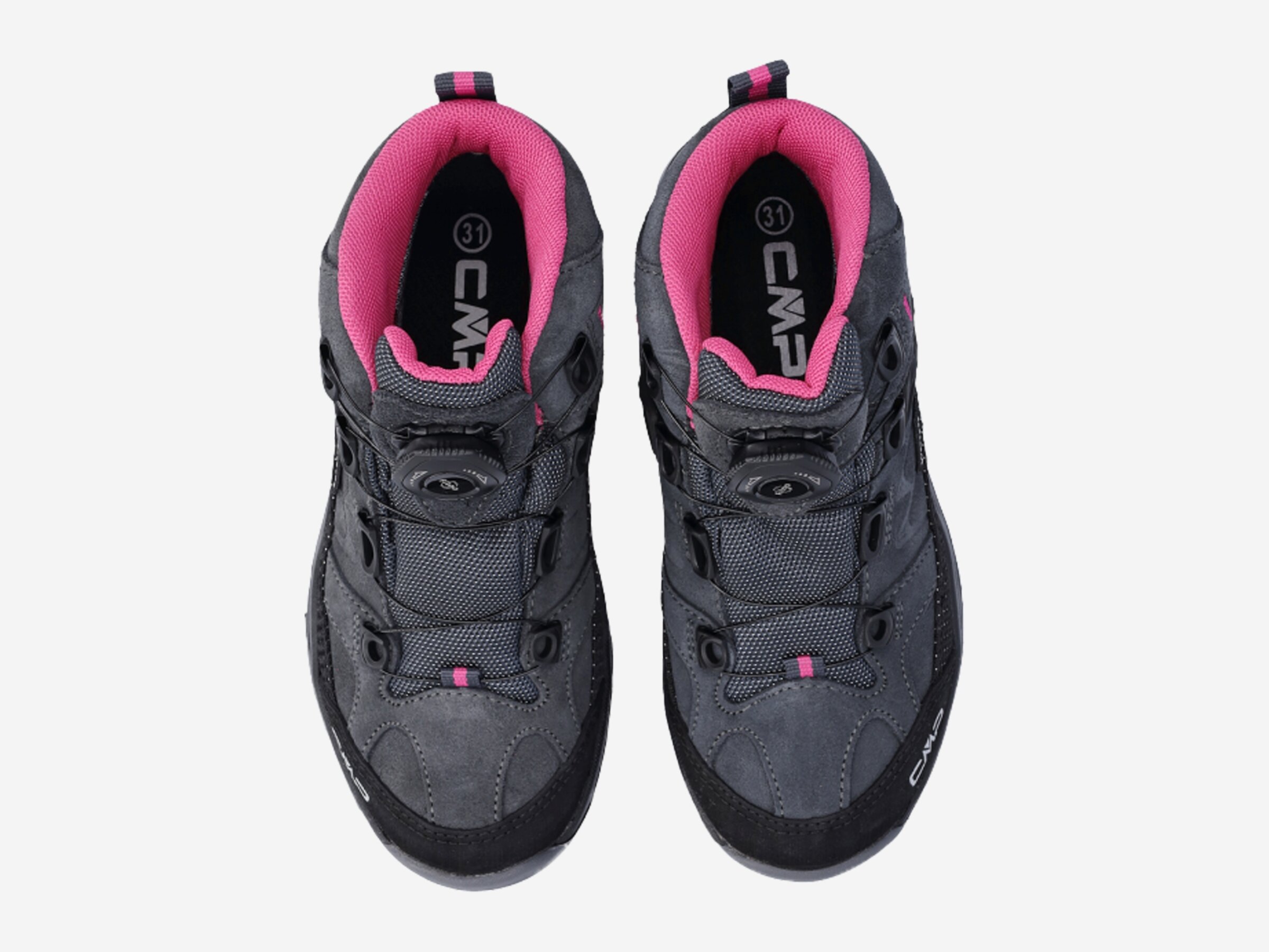 Kinder Wanderschuhe KIRUNA MID FITGO TREKKING, ANTRACITE-FESTIVAL, 28