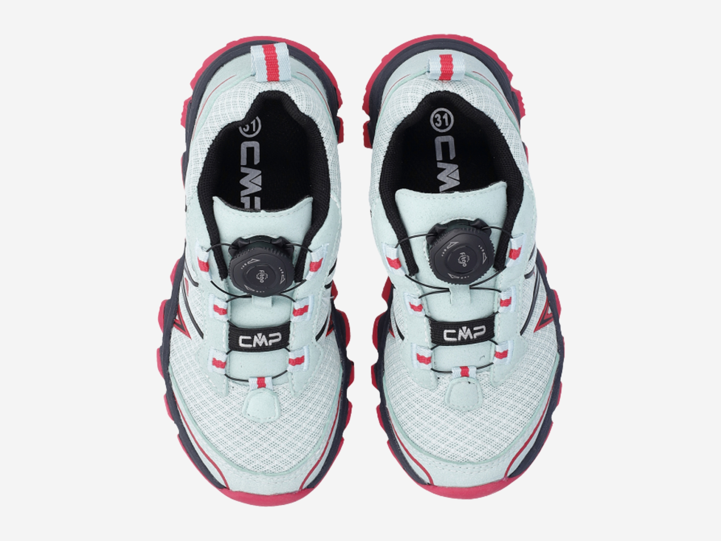 Kinder Outdoorschuhe Aksa Fitgo, JADE-HIBISCUS, 31