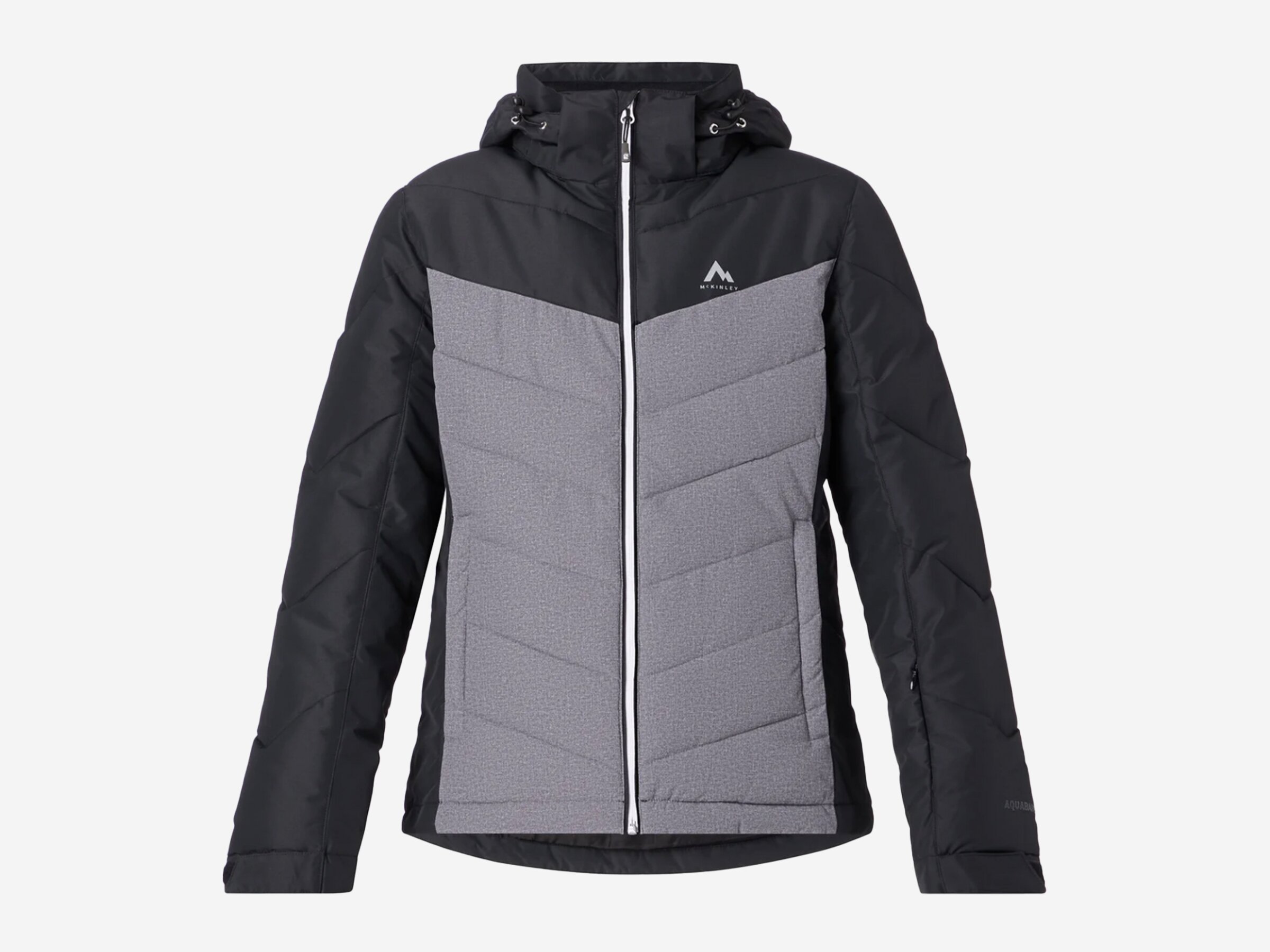 Damen Skijacke Grüti, MELANGE/BLACK NIGHT, 40