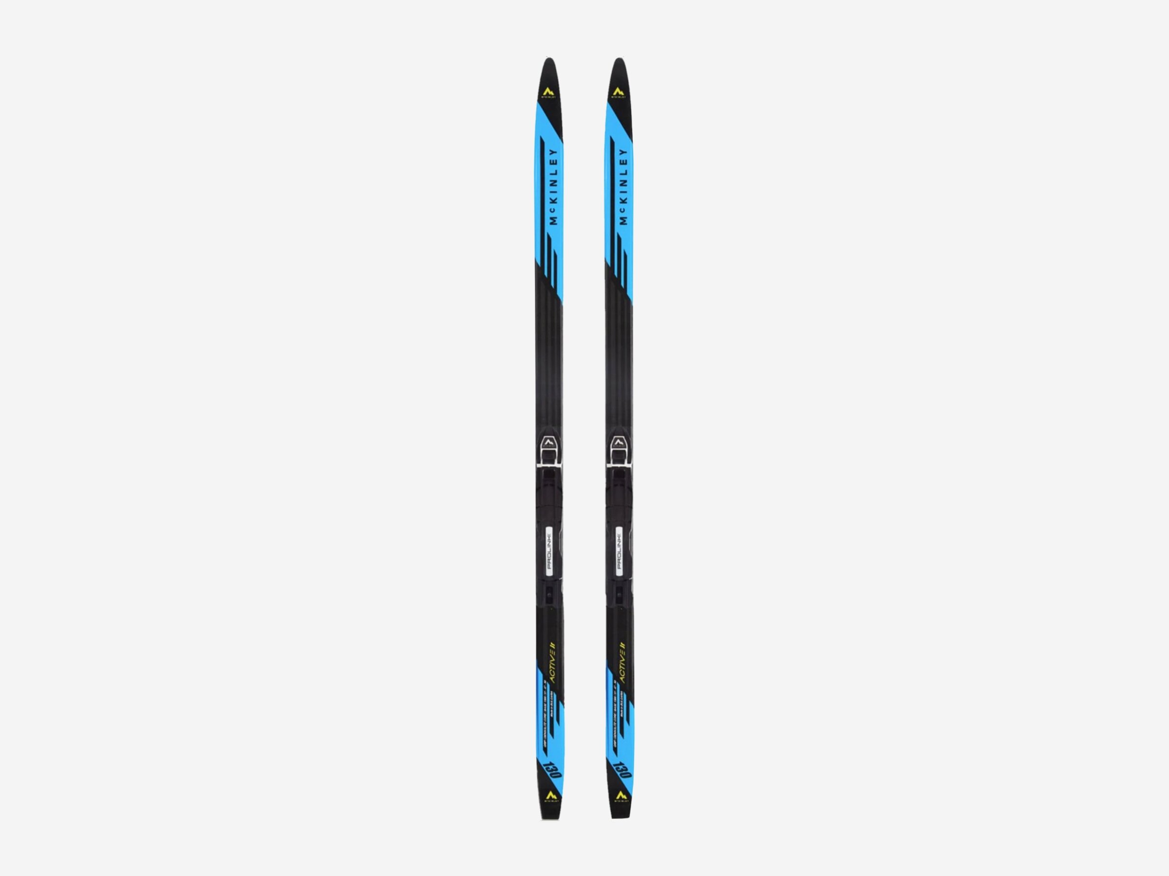 Kinder Langlaufski Set Active Grip, BLACK/BLUE/YELLOW, 120