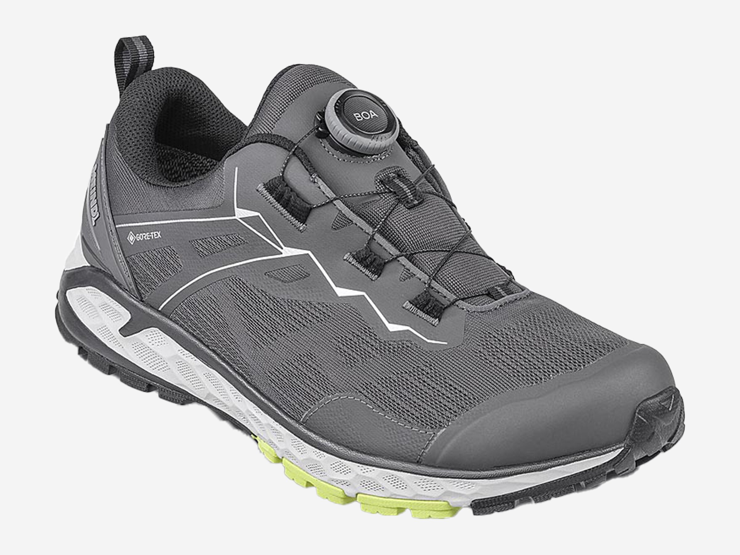 Herren Wanderschuhe POWER WALKER 3.5 (Boa), anthrazit/silber, 7.5