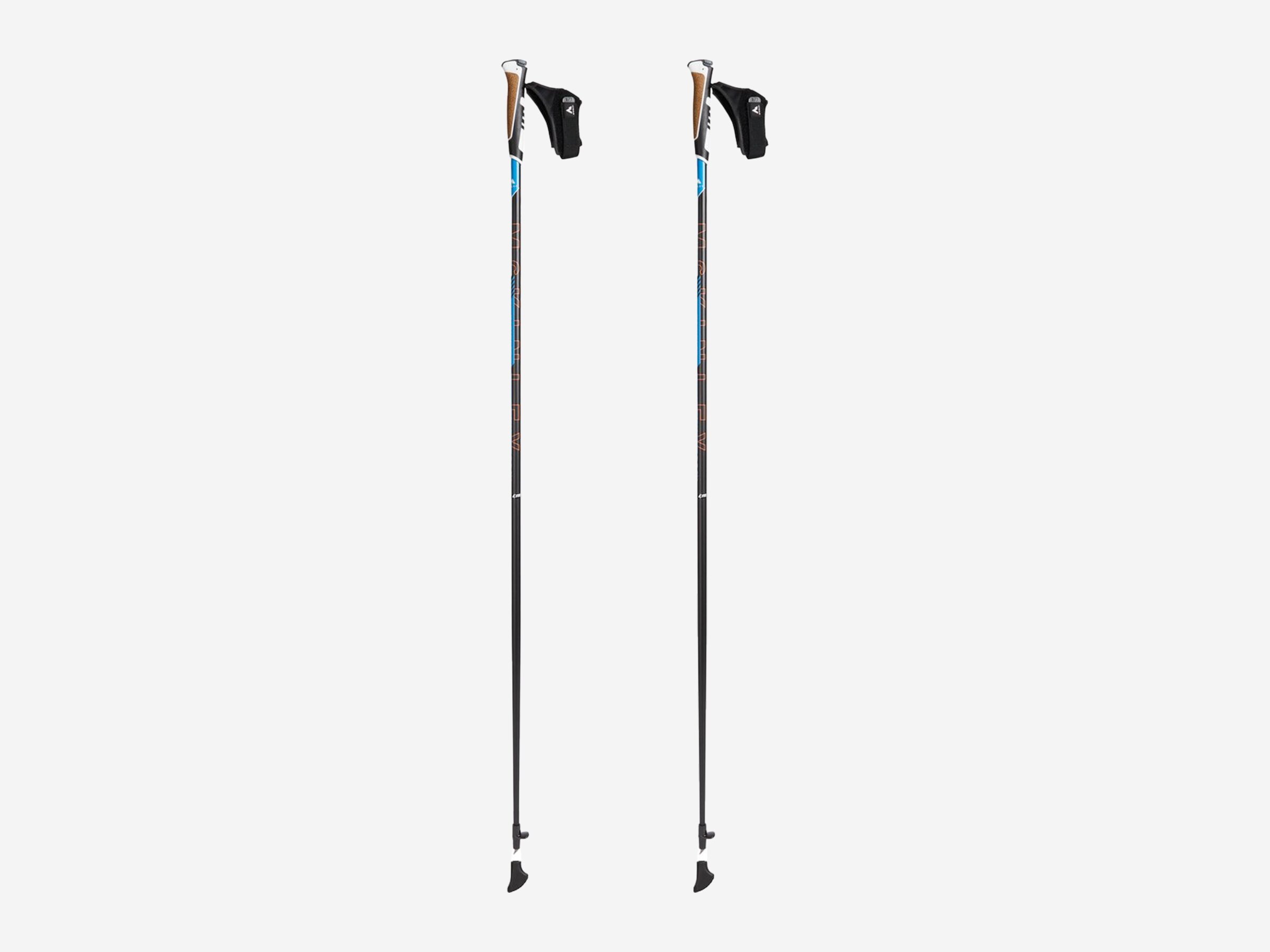 Unisex Nordic Walking Stöcke Impulse 5.0, GREY DARK/TURQUOISE, 100