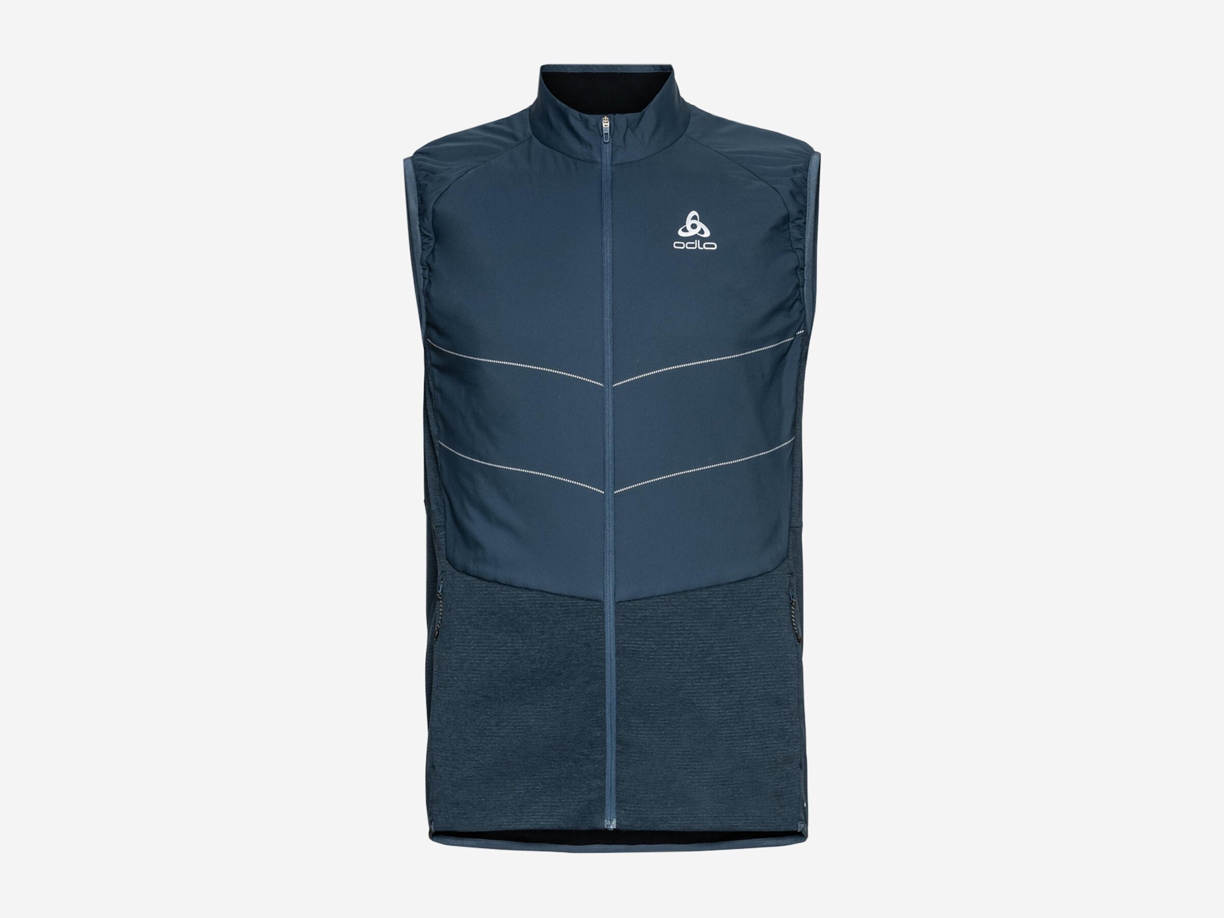 Herren Weste RUN EASY S-THERMIC, blue wing teal, S