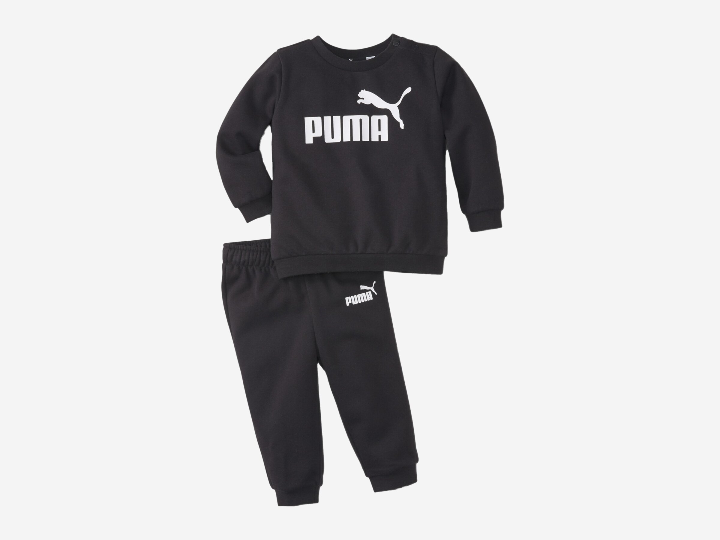 Kinder Trainingsanzug Minicats ESS Crew Jogge, COTTON BLACK, 68