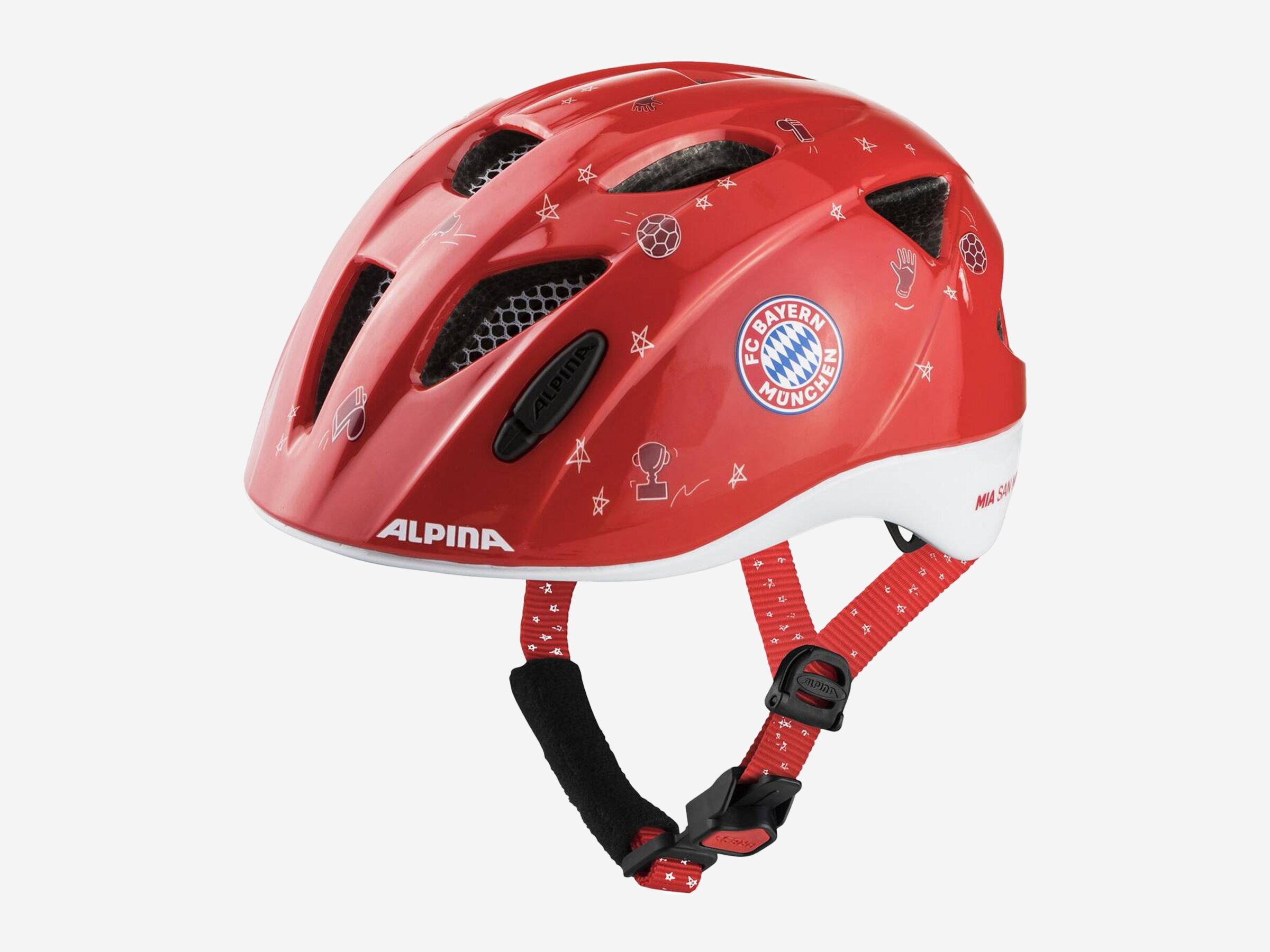 Kinder Fahrradhelm XIMO FCB, FCB gloss, 45