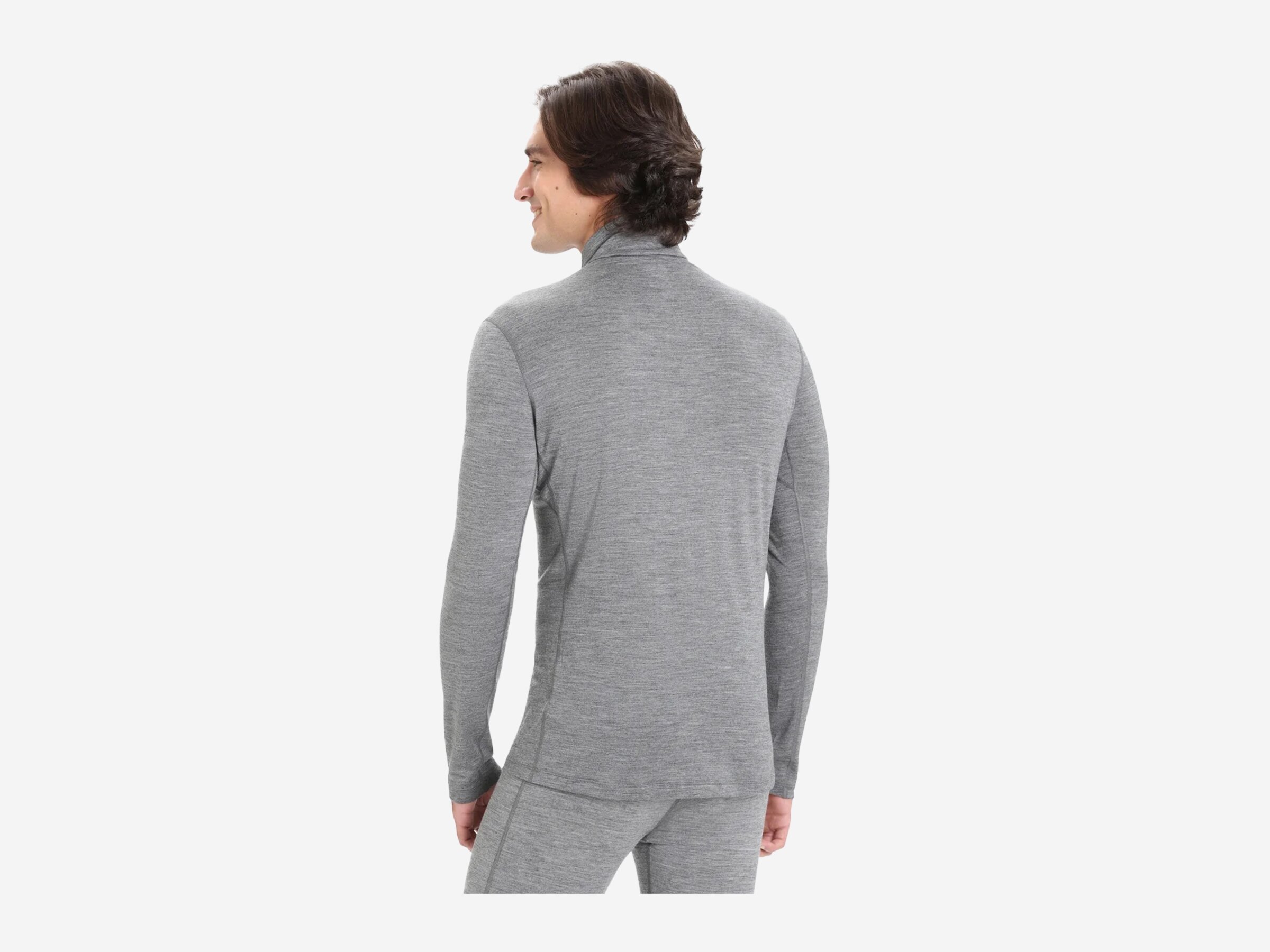 Herren Merino Longleeve 200 Oasis LS Half Zip, GRITSTONE HTHR-013, XL Herren Merino Longleeve 200 Oasis LS Half Zip, GRITSTONE HTHR-013, XL