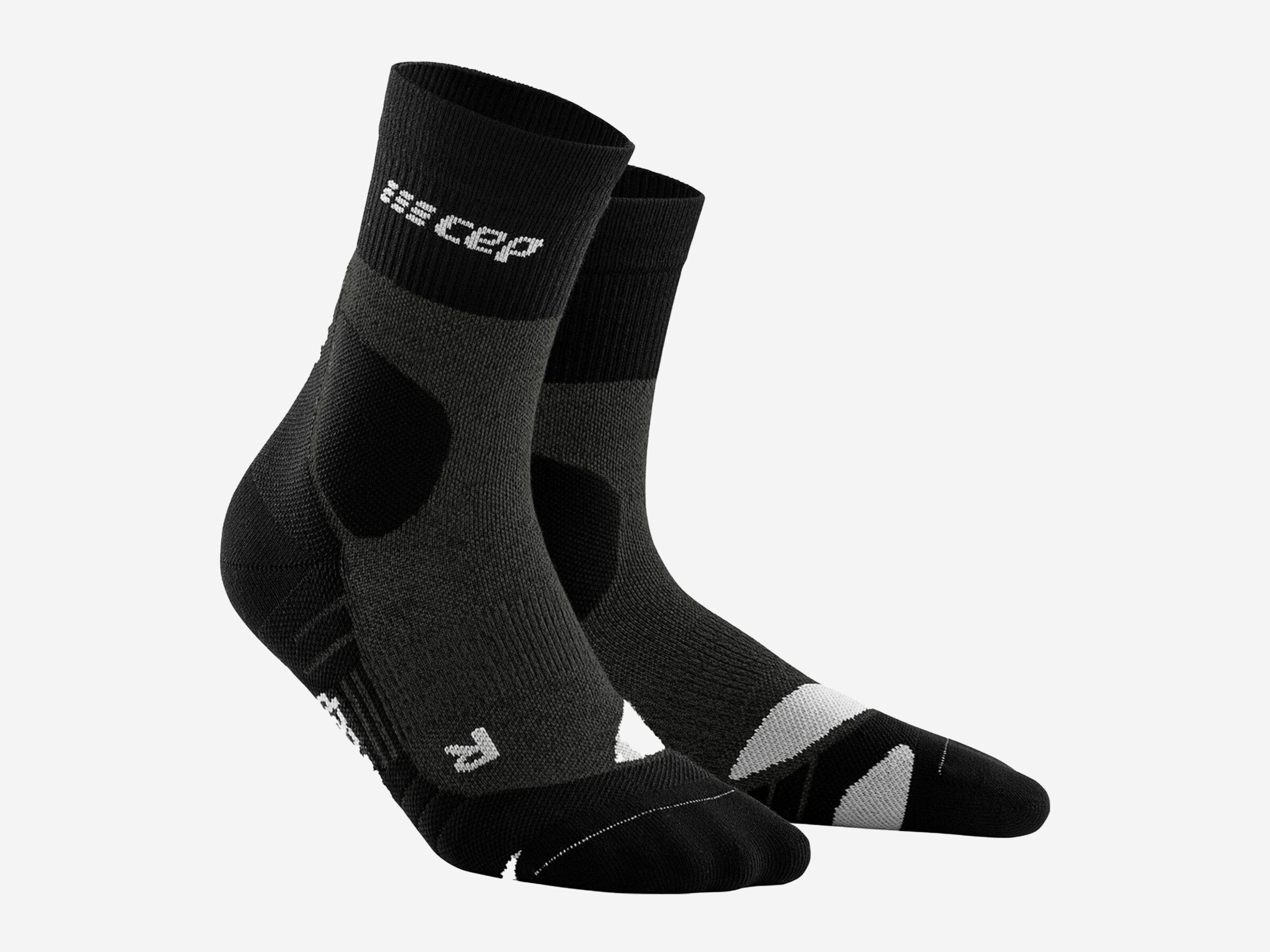 Herren Socken HIKING MERINO MID CUT SOCKS, stonegrey/grey, III