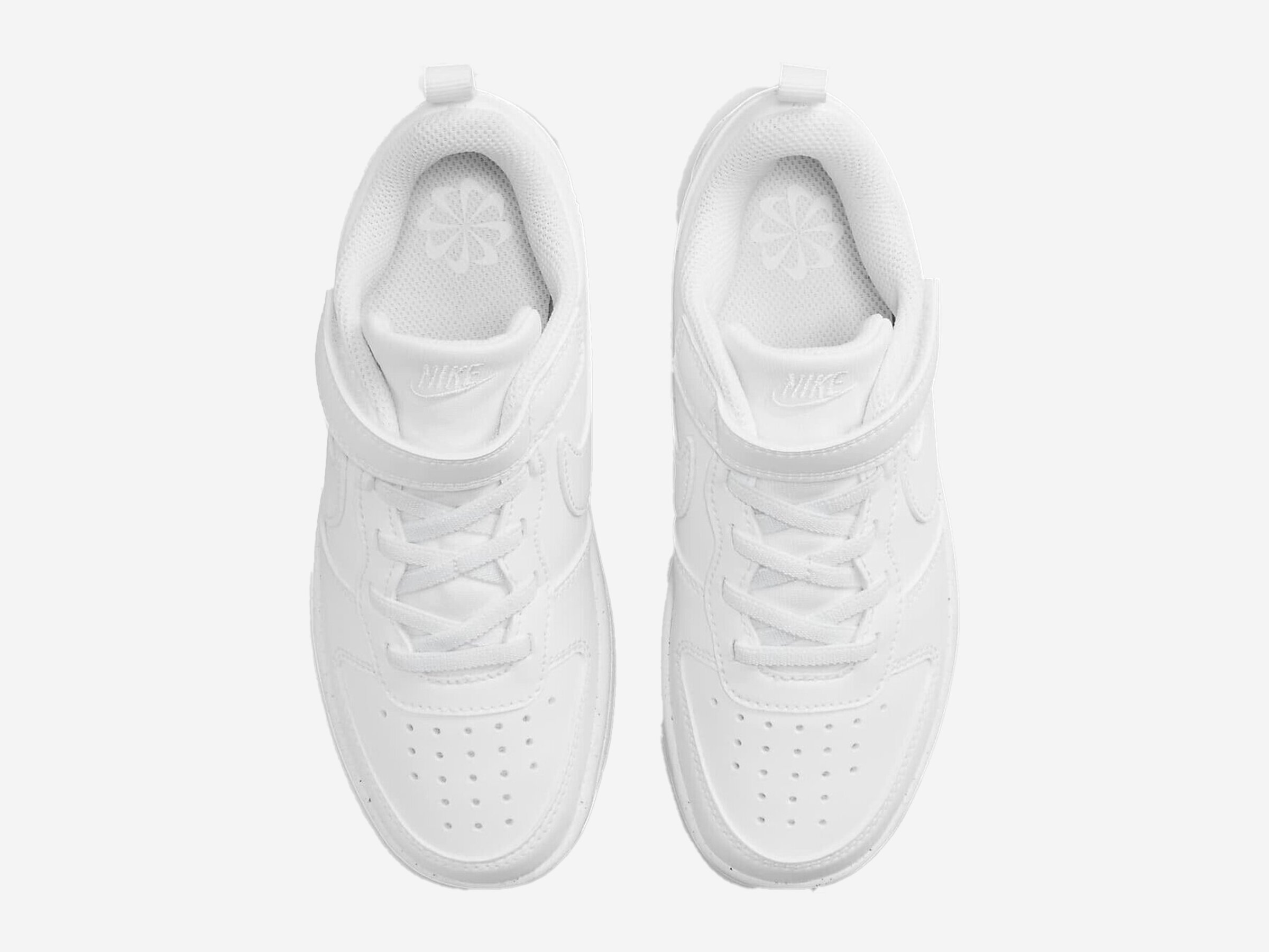 Kinder Sneaker COURT BOROUGH LOW RECRAFT (PS), WHITE/WHITE-WHITE, 1.5Y Kinder Sneaker COURT BOROUGH LOW RECRAFT (PS), WHITE/WHITE-WHITE, 1.5Y