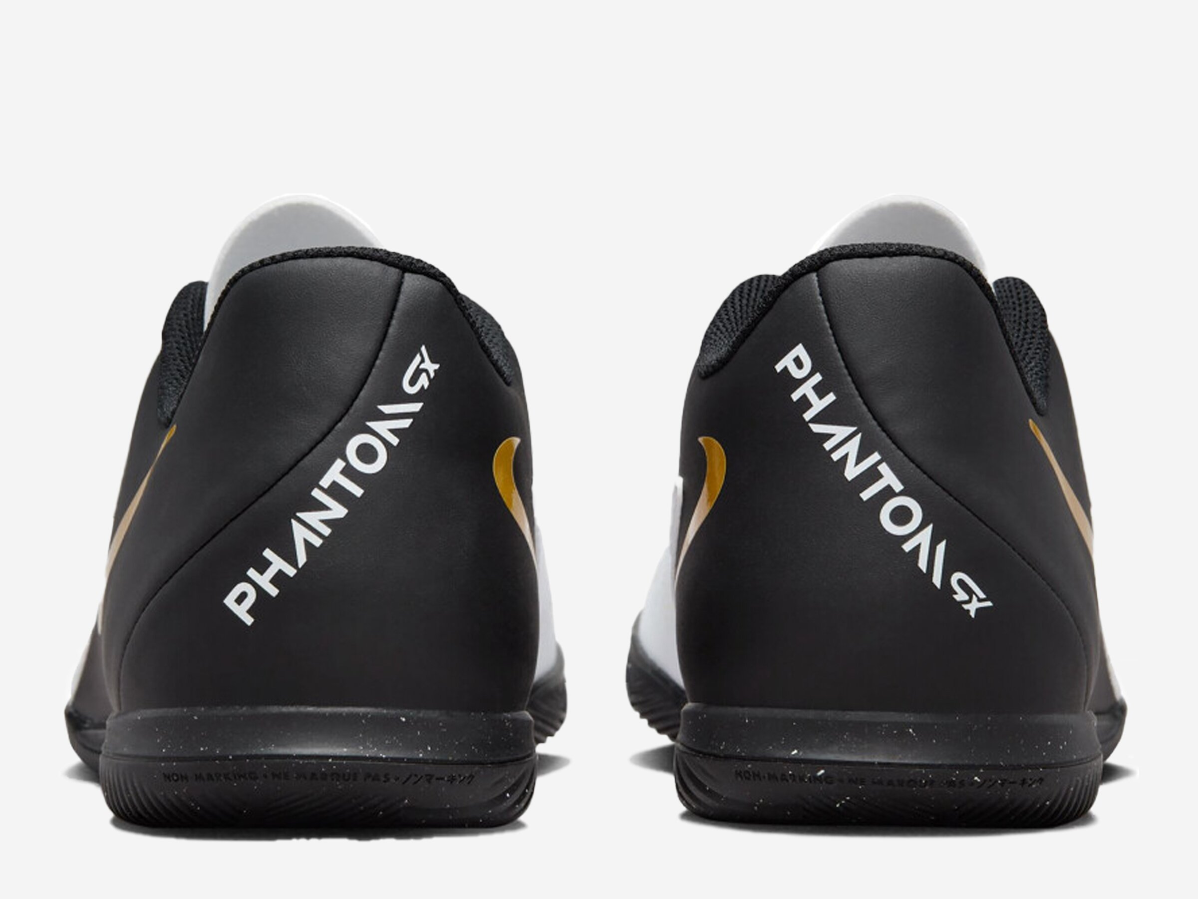 Kinder Fußballschuhe JR PHANTOM GX ll CLUB IC, WHITE/BLACK-MTLC GOLD COIN, 1.5Y