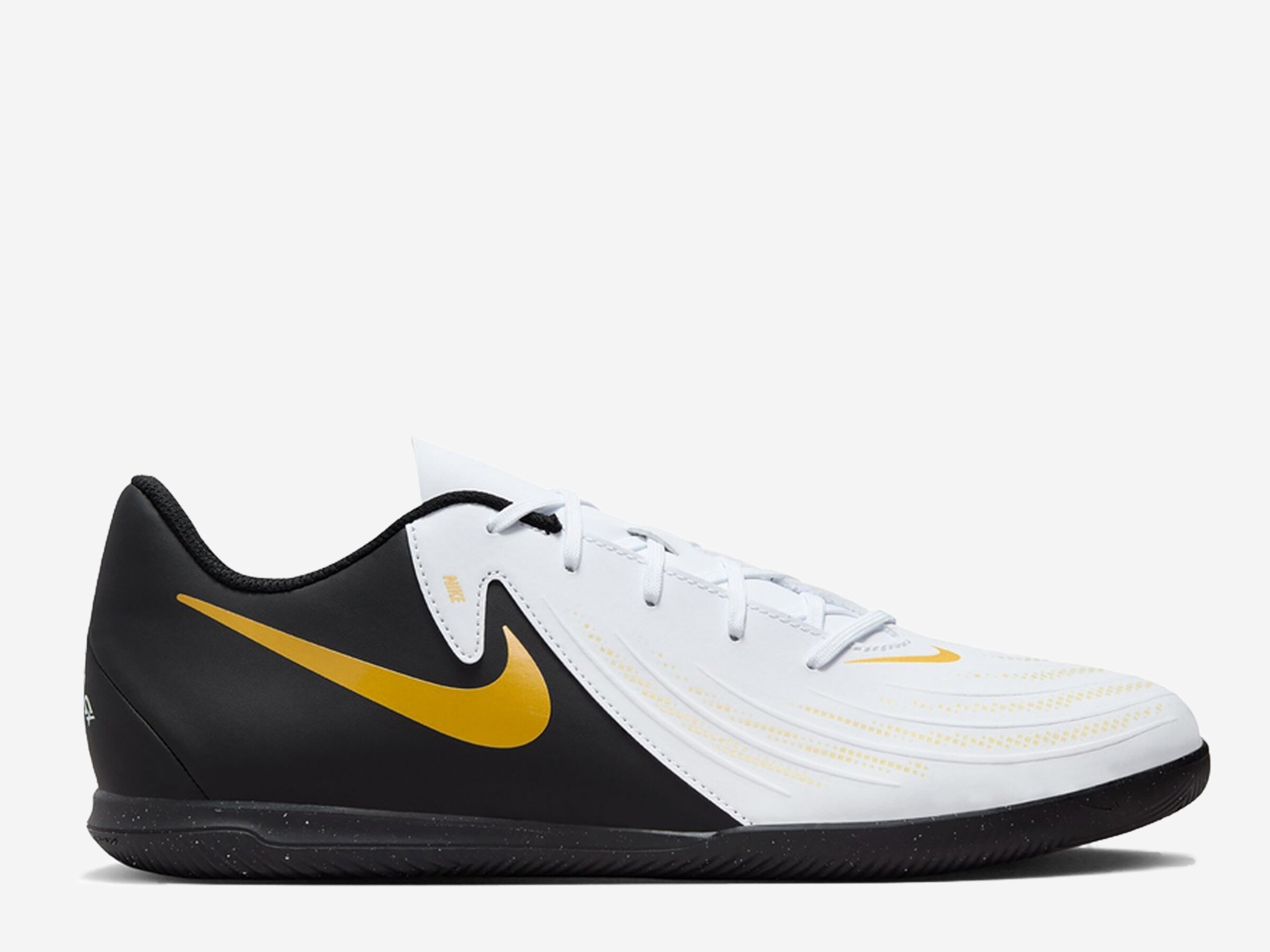 Kinder Fußballschuhe JR PHANTOM GX ll CLUB IC, WHITE/BLACK-MTLC GOLD COIN, 1.5Y