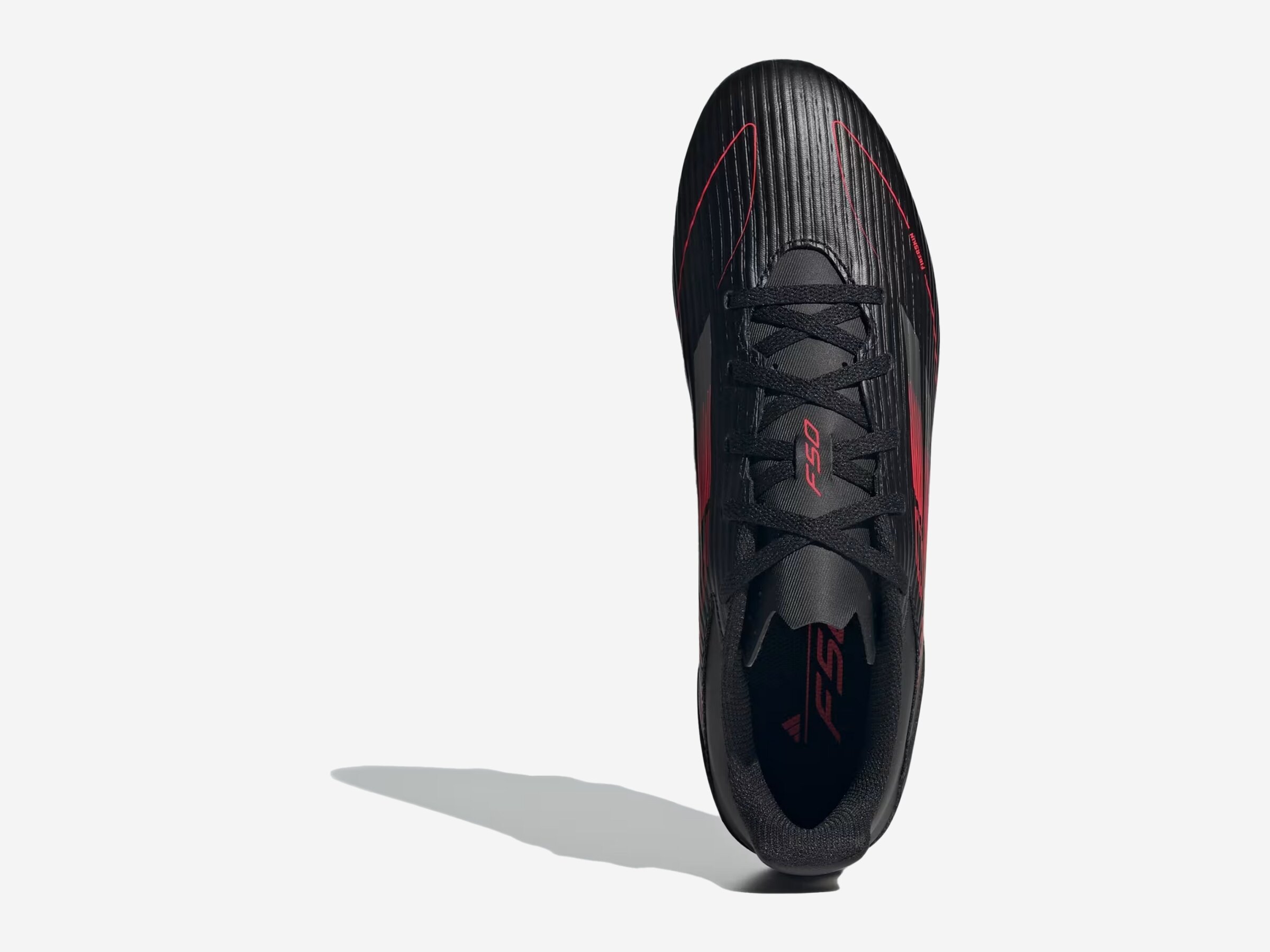 Kinder Fußballschuhe F50 CLUB FG/MG, CBLACK/IRONMT/LUCRED, 4.5