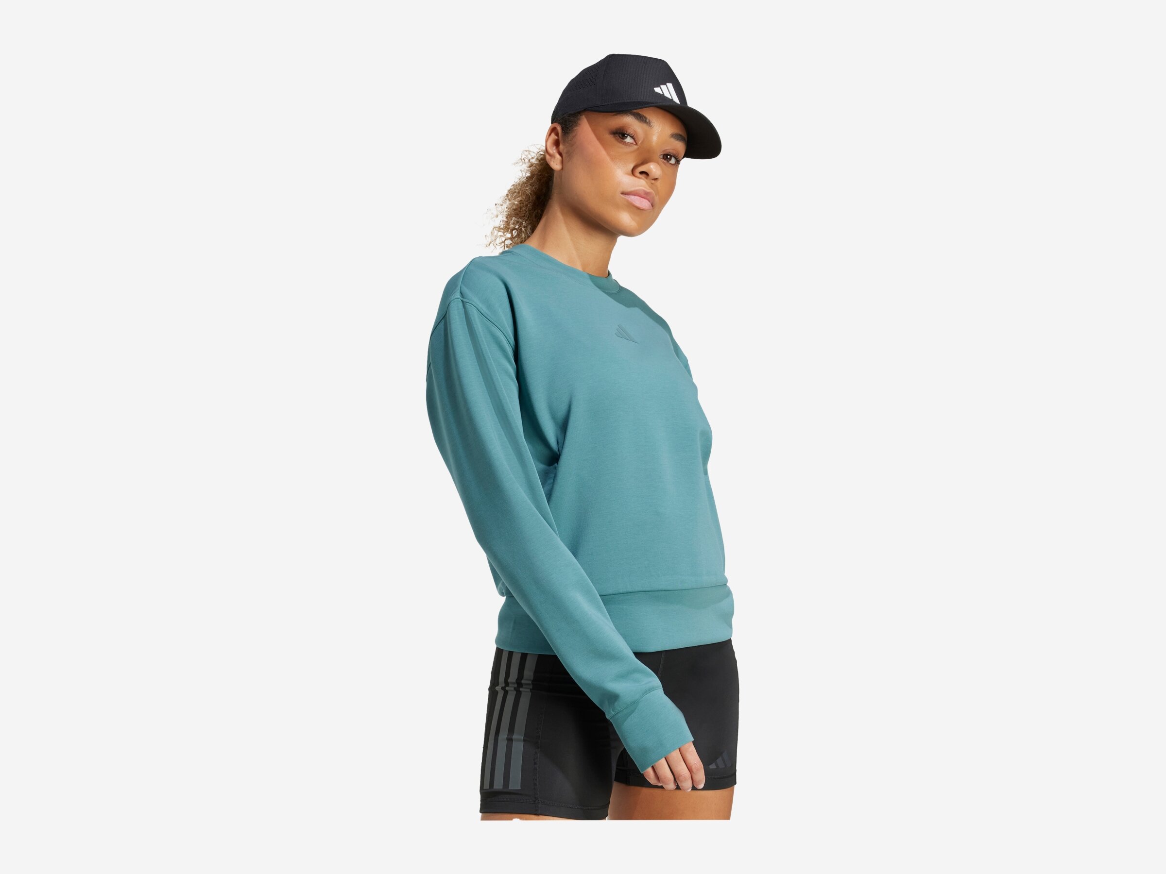 Damen Sweatshirt Designed-for-Training Warm-Up Sweatshirt, PRETEA, M